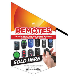 RETAIL PROMOTIONAL FLAG - REMOTES SOLD HERE