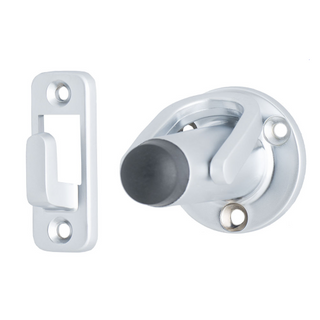 LATCH BACK WALL MOUNT DOOR STOP SC