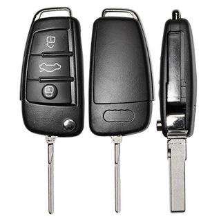 DURA FLIP KEY SHELL - AUDI  HU66 3B