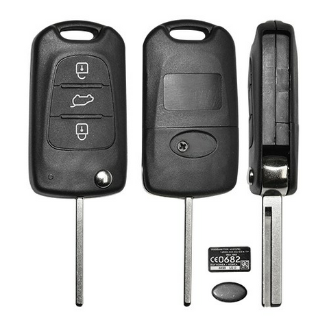 DURA FLIP KEY SHELL - HYUNDAI  HYN17 3B