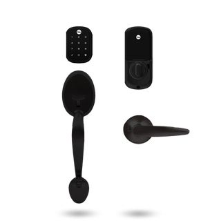 YALE 256 ASSURE AND GRIPSET COMBINATION BLACK