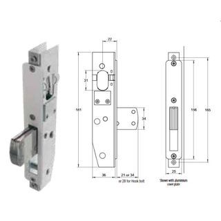 MNC MORTICE DEADBOLT 22mm BACKSET LONG THROW