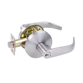 YALE COMMERCIAL ENTRANCE SINGLE CYL LEVER SET 70mm SC