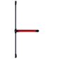 ISEO PANIC EXIT DEVICE PUSH 2 POINT RED / BLACK 1300 / 2.4m