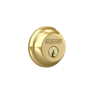 SCHLAGE DEADBOLT SINGLE CYLINDER PB (RES)