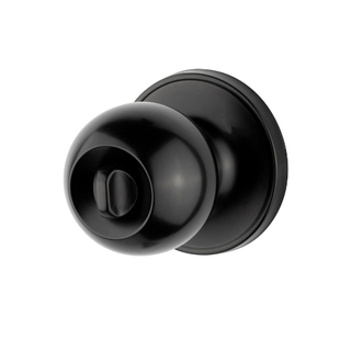 SYLVAN BOSTON DOMESTIC ENTRANCE KNOB SET BLACK