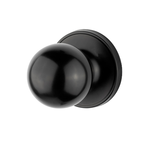 SO - SYLVAN BOSTON DOMESTIC PASSAGE KNOB SET BLACK