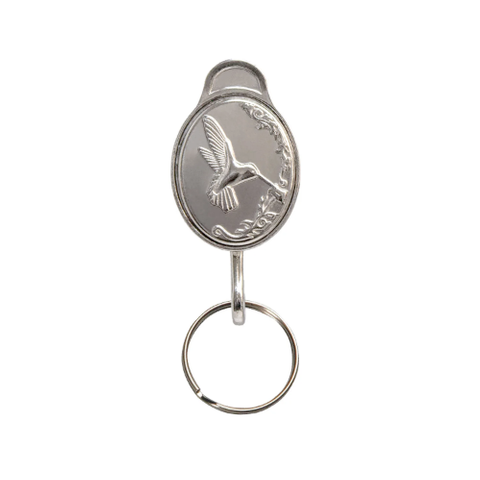 SO - PURSE CHARM KEYCHAIN CLIP - HUMMINGBIRD - CLEARANCE