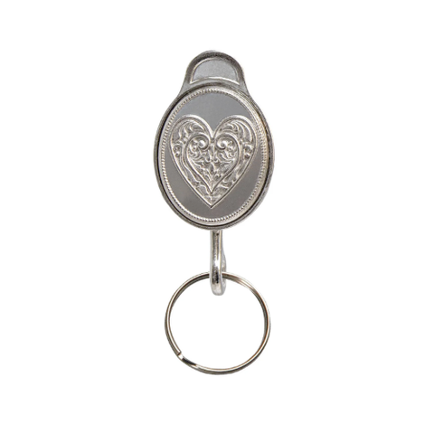 PURSE CHARM KEYCHAIN CLIP - HEART