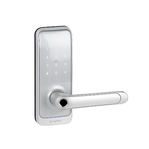 SYLVAN SL40E ELECTRONIC DIGITAL SMART LEVER LOCK  SILVER 54mm