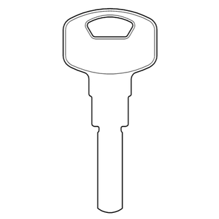 YALE SECURITY CYLINDER KEY BLANK (3109)