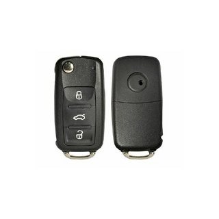 DURA FLIP KEY SHELL - VOLKSWAGEN HU75T 3B