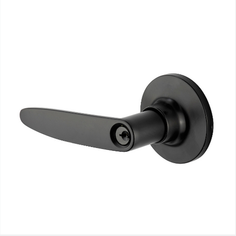 SYLVAN DALTON DOMESTIC LEVER HANDLE SET ENTRANCE BLACK