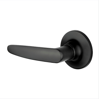SYLVAN DALTON DOMESTIC PASSAGE LEVER SET BLACK
