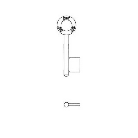 RST CHUBB BATTLESHIP PADLOCK BLANK