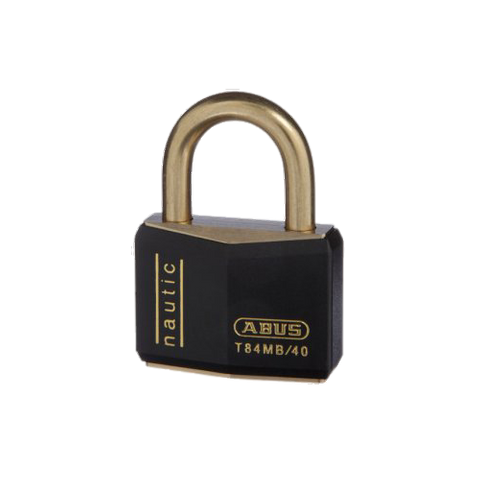 ABUS ALL WEATHER PADLOCK BLACK / GOLD 40mm