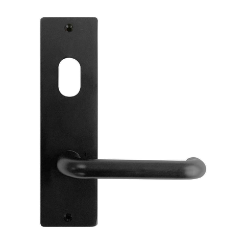 MNC INTERNAL PLATE LEVER / CYL HOLE - WIDE STYLE BLACK