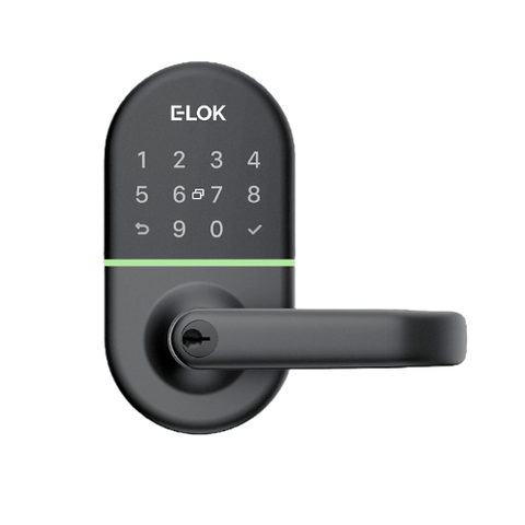 E LOK 605 ELECTRONIC ENTRANCE LEVER SET BLACK