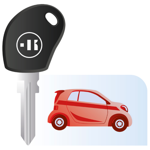 CAR + KEY PROMOTION WINDOW STICKER