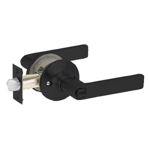 LOCKWOOD SYMMETRY DOMESTIC ENTRANCE LEVER SET BLACK