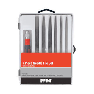 LOCKSMITH NEEDLE FILE SET 7PC WITH HANDLE