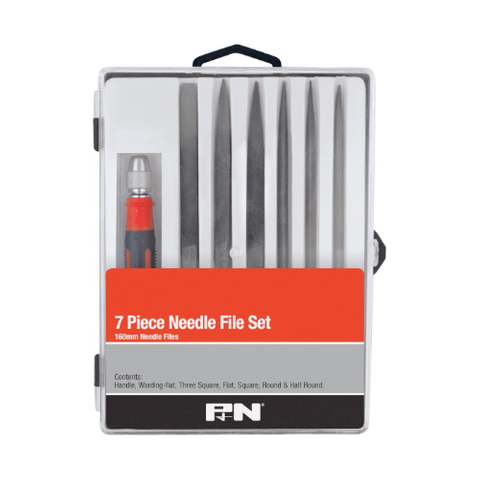 LOCKSMITH NEEDLE FILE SET 7PC WITH HANDLE