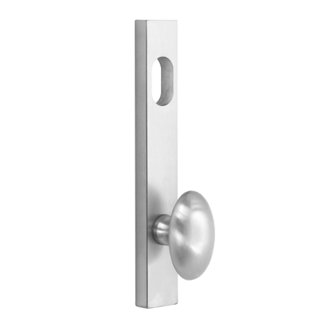 MNC EXTERNAL PLATE WITH KNOB / CYL HOLE NARROW SC