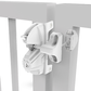 LOKK LATCH DELUXE - DOUBLE LOCKING WHITE