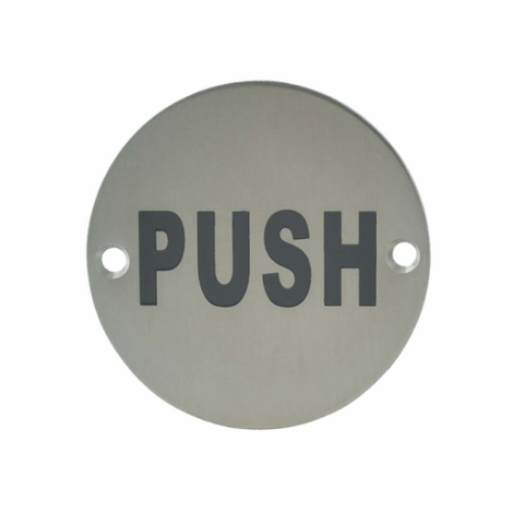 MNC ROUND SIGN - PUSH