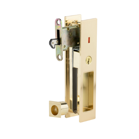 SYLVAN CAVITY SLIDER ENTRANCE SET SATIN BRASS