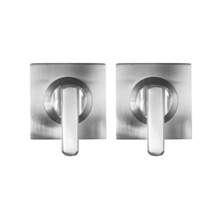 MINI LEVER TURN SET - 54mm SQUARE ROSE SC