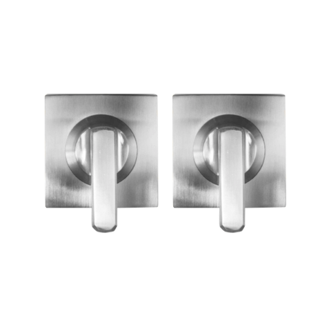 MINI LEVER TURN SET - 54mm SQUARE ROSE SC