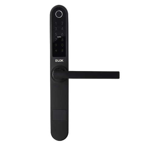 E LOK 707 ELECTRONIC SMART LOCK H/SET (ONLY) WITH FINGERPRINT BLACK