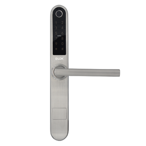 E LOK 707 ELECTRONIC SMART LOCK H/SET (ONLY) WITH FINGERPRINT SILVER