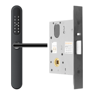 MN ELECTRONIC DIGITAL HANDLESET BLACK WITH 5000 COMMERCIAL LOCK BLK