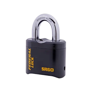 FEDERAL HEAVY DUTY COMBINATION PADLOCK