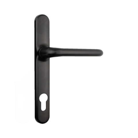 VERONA EXTERIOR HANDLE HALF SET BLACK - LOCKING