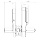 YALE ASSURE DIGITAL LEVERSET TOUCHSCREEN SN