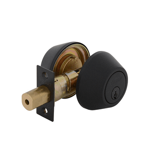 EZSET DOMESTIC DEADBOLT DOUBLE CYLINDER BLACK