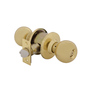 EZSET DOMESTIC ENTRANCE KNOB SET 60/70mm PB