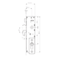 ASSA ABLOY PINNACLE SLIDING DOOR LOCK BODY 30mm (PREVIOUSLY OPT60400)