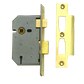 SO - UNION MORTICE LOCK 3 LEVER 64mm CASE PB - CLEARANCE