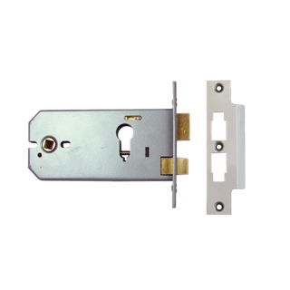 SO - UNION MORTICE LOCK EURO 152mm CASE PB - CLEARANCE