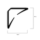 LOCKWOOD BATWING DOUBLE FIRE DOOR SEAL SET STANDARD