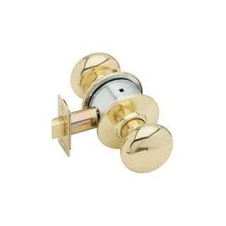 SO - SCHLAGE PLYMOUTH DOMESTIC PASSAGE KNOB SET PB (605)  - SPECIAL
