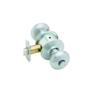 SCHLAGE PLYMOUTH DOMESTIC PRIVACY KNOB SET 626SCP