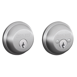 SCHLAGE B62 COMMERCIAL DEADBOLT DOUBLE CYLINDER SCP