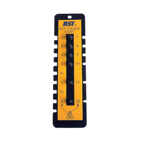 RST PIN AND PIPE KEY GAUGE