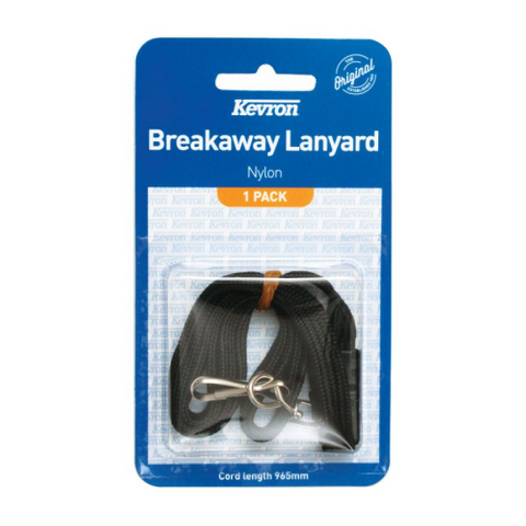 KEVRON LANYARD W/ SAFETY CLIP NYLON - DISPLAY PACK