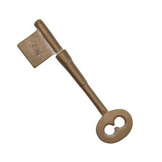 JACKSON KEY BLANK BRASS WEDGE BIT